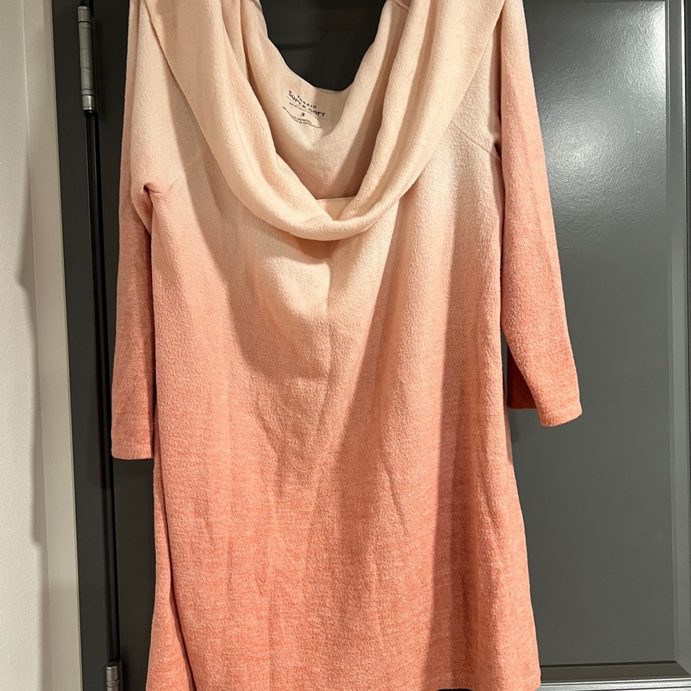 37. NWOT. Torrid Cream Plush Off Shoulder Sweater
